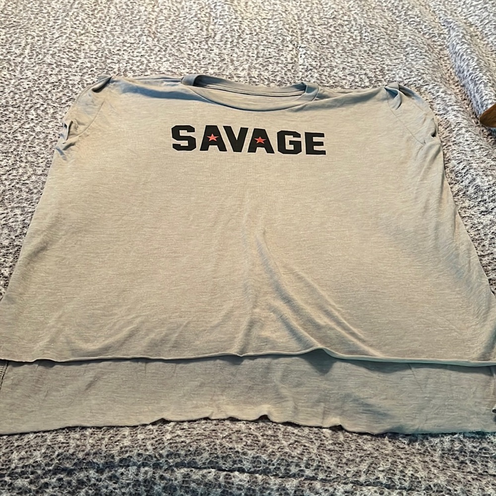Savage barbell muscle tee